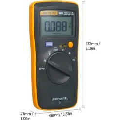 FLUKE F101 Mini Multimètre 600V 6000 Comptes Voltmètre Mesure AC/DC Tension Résistance Capacitance Fréquence Diode Continuité Cycle De Service 9 FLUKE F101 Mini Multimètre 600V 6000 Comptes Voltmètre Mesure AC/DC Tension Résistance Capacitance Fréquence Diode Continuité Cycle De Service -FLUKE Soldes Magasin 16080044 5
