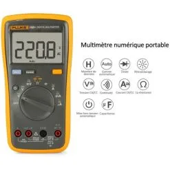 Le Multimètre Numérique FLUKE F15B+ Peut Mesurer La Tension AC/DC, Arrêt Automatique, Livraison Sans Batterie -FLUKE Soldes Magasin 28002725 4
