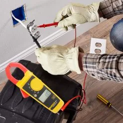 FLUKE F302 + Poche Pince Affichage Lcd Numerique Pince Multimetre De Serrage Type Compteur Universel Amperemetre Ac / Dc Tension Metres 400A Ac Courant 600V Dc / Ac Tension Pince -FLUKE Soldes Magasin 29583844 3