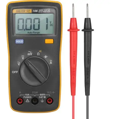 Fluke 6000 Comtes Palm Taille Multimetre Numerique Multimetre Voltmetre Portable Amperemetre Voltmetre Compteur Universel De Mesure Ac / Dc Tension Ac / Dc Courant Resistance Capacitance Continuite 1 Fluke 6000 Comtes Palm Taille Multimetre Numerique Multimetre Voltmetre Portable Amperemetre Voltmetre Compteur Universel De Mesure Ac / Dc Tension Ac / Dc Courant Resistance Capacitance Continuite