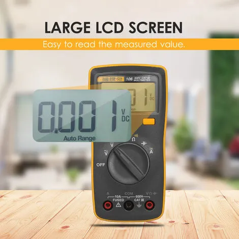 Fluke 6000 Comtes Palm Taille Multimetre Numerique Multimetre Voltmetre Portable Amperemetre Voltmetre Compteur Universel De Mesure Ac / Dc Tension Ac / Dc Courant Resistance Capacitance Continuite 3 Fluke 6000 Comtes Palm Taille Multimetre Numerique Multimetre Voltmetre Portable Amperemetre Voltmetre Compteur Universel De Mesure Ac / Dc Tension Ac / Dc Courant Resistance Capacitance Continuite – Image 3