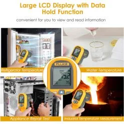 Fluke 59E Thermometre Infrarouge Ir Mini Thermometre Numerique De Poche De Testeur De Temperature 8: 1 Thermometre Pistolet Au Laser Numerique Temperature Ir Gauge -30 ~ 350 Degres C (-22 ~ 662 Degres F) 7 Fluke 59E Thermometre Infrarouge Ir Mini Thermometre Numerique De Poche De Testeur De Temperature 8: 1 Thermometre Pistolet Au Laser Numerique Temperature Ir Gauge -30 ~ 350 Degres C (-22 ~ 662 Degres F) -FLUKE Soldes Magasin 31548780 3