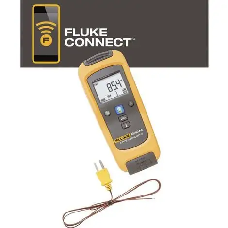 Fluke LK-t3000 FC Appareil De Mesure De Température -200 - +1372 °C Fonction Enregistreur De Données 1 Fluke LK-t3000 FC Appareil De Mesure De Température -200 - +1372 °C Fonction Enregistreur De Données