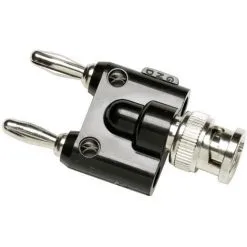 Fluke BP881 Adaptateur De Mesure BNC Mâle - Banane Mâle 4 Mm Empilable Noir - Noir