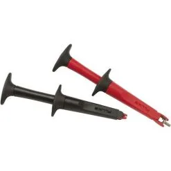 Fluke AC220 Jeu De Pinces Crocodiles De Sécurité Femelle 4 Mm CAT IV 600 V, CAT III 1000 V Rouge, Noir - Rouge, Noir -FLUKE Soldes Magasin 4421891 3