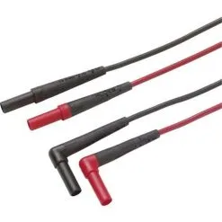 Set De Cordons De Mesure De Sécurité Fluke TL224 [Banane Mâle 4 Mm - Banane Mâle 4 Mm] 1.50 M Noir, Rouge 1 Pc(s) - Noir, Rouge