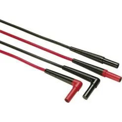 Set De Cordons De Mesure De Sécurité Fluke TL224 [Banane Mâle 4 Mm - Banane Mâle 4 Mm] 1.50 M Noir, Rouge 1 Pc(s) - Noir, Rouge -FLUKE Soldes Magasin 4421904 3