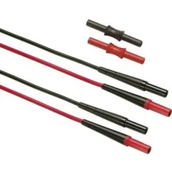 Set De Cordons De Mesure De Sécurité Fluke TL221 [Banane Mâle 4 Mm - Banane Mâle 4 Mm] 1.50 M Noir, Rouge 1 Pc(s)