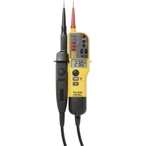 Testeur De Tension à 2 Pôles Fluke T150/VDE CAT III 690 V, CAT IV 600 V LED, LCD, Acoustique, Vibration 1 Testeur De Tension à 2 Pôles Fluke T150/VDE CAT III 690 V, CAT IV 600 V LED, LCD, Acoustique, Vibration