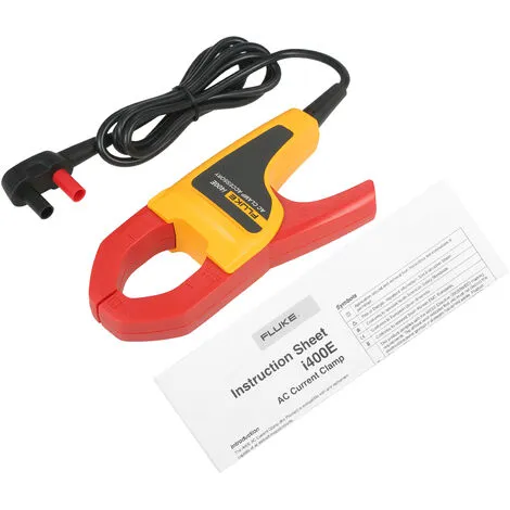 Pince Ampèremétrique AC FLUKE I400E Avec Double Prise Banane 1A ~ 400A Gamme De Courant AC 5Hz ~ 20kHz Bande Passante , Orange 2 Pince Ampèremétrique AC FLUKE I400E Avec Double Prise Banane 1A ~ 400A Gamme De Courant AC 5Hz ~ 20kHz Bande Passante , Orange – Image 2