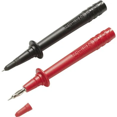 Jeu De Pointes De Touche De Sécurité Fluke TP74 Femelle 4 Mm CAT III 1000 V, CAT II 1000 V Rouge, Noir 1 Pc(s) 2 Jeu De Pointes De Touche De Sécurité Fluke TP74 Femelle 4 Mm CAT III 1000 V, CAT II 1000 V Rouge, Noir 1 Pc(s) – Image 2