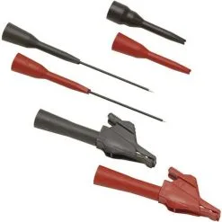 Jeu De Pointes De Touche De Sécurité Fluke TP920 Enfichable 2 Mm CAT III 300 V Rouge, Noir 1 Pc(s) - Rouge, Noir